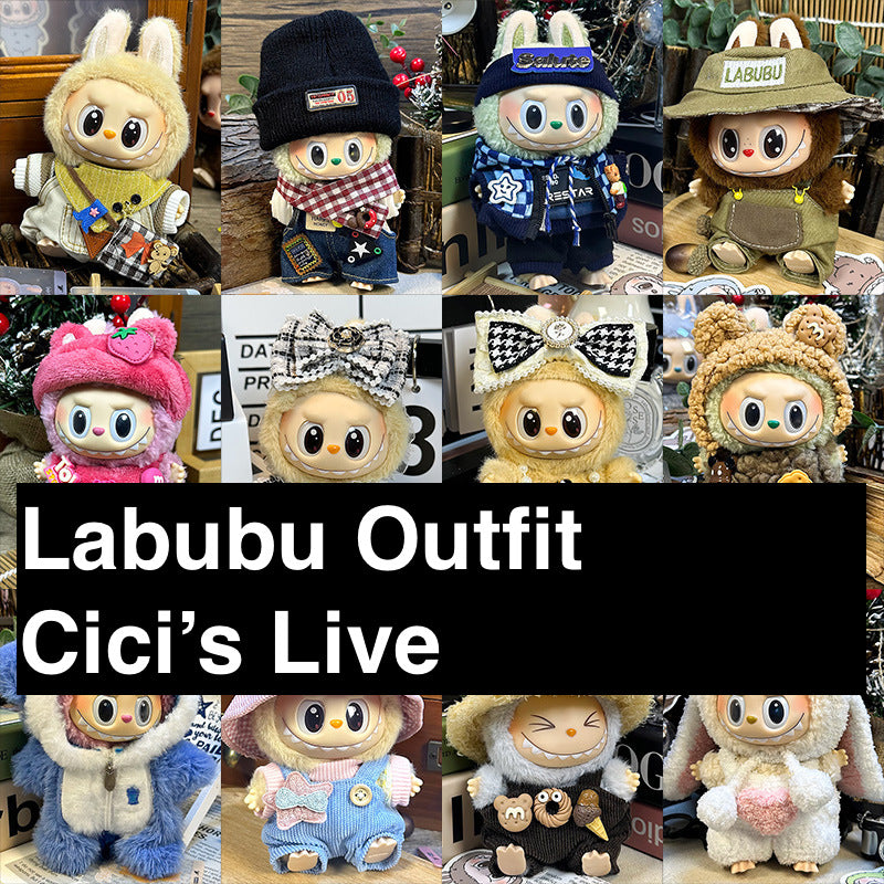 Labubu Outfit Lucky Bag-Open in Cici's Live Stream