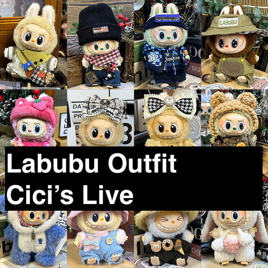 Labubu Outfit Lucky Bag-Open in Cici's Live Stream
