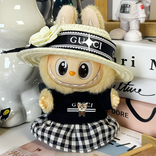 Designer Styles-G3 - Black Hat Set (Hat + Top + Skirt)