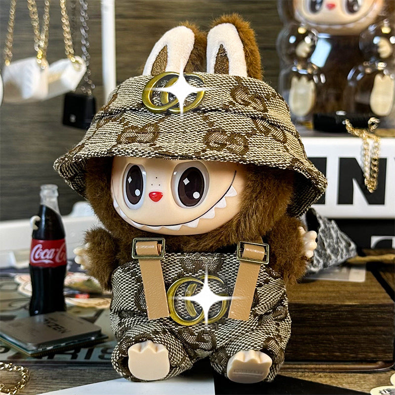 Designer Styles-G1 - Brown Set (Hat + Overalls)